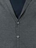 notched lapel cardigan