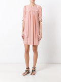embroidered silk dress