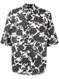 roses print shortsleeved shirt