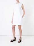 smocked sleeve t-shirt dress