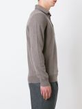 buttoned collar jumper