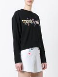 logo print sweatshirt