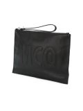 Oversized McQ logo clutch