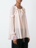 ruffle detail blouse