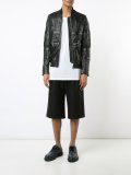 leather bomber jacket