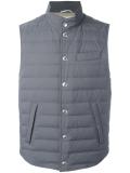 high neck gilet