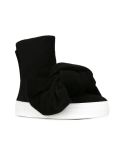 oversized bow boots