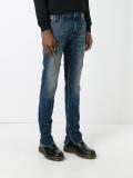 distressed skinny fit jeans