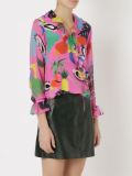 'Niemeyer' wrap blouse