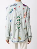 embroidered denim shirt
