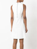 contrast stitch sleeveless dress