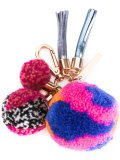 pom-pom keyring
