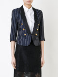 striped blazer