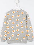 fried eggs print sweatshirt