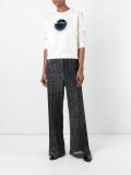pleated palazzo pants