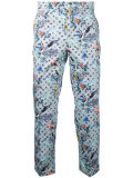 birds print chinos 