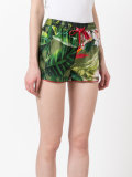 floral patterned shorts