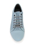 contrast toe cap sneakers