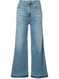 flared cropped jeans