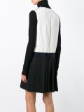 colour block shift dress