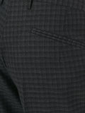 checked blazer