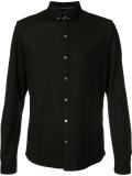 pinned collar shirt