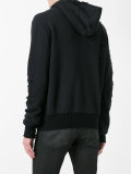 shredded trim cardigan 