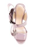 oversized bow sandals