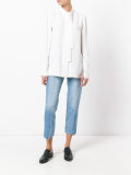 crepe tie blouse
