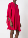 draped cape dress 