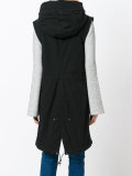 hooded gilet 