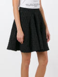 textured full skirt 