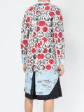 Fornasetti print tailed jacket