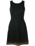 sleeveless beaded dress