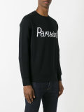 'Parisien' print sweatshirt