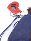 panelled clutch bag