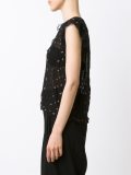 printed peasant blouse 