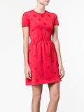 floral applique skater dress