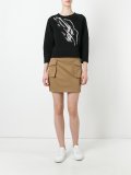 Military mini skirt