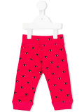 eye print trousers 