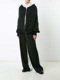 zipped oversized jacket 