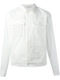 patch embroidered denim jacket