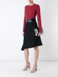 cropped ribbed jumper