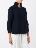 three-quarters sleeve boxy cardigan