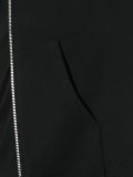 side zip fastened hoodie