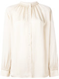 pleated collar blouse 