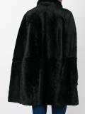 buttoned cape