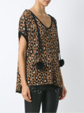 pom pom knit top