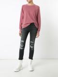 destroyed effect sweatshirt