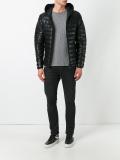 hooded padded jacket